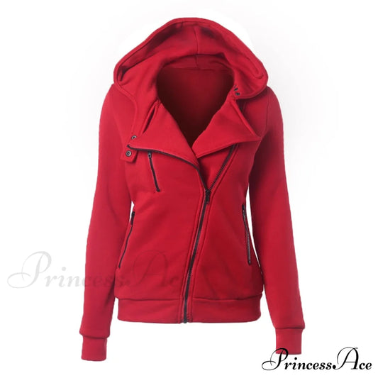 Casual Simple Zipper Basic Jackets