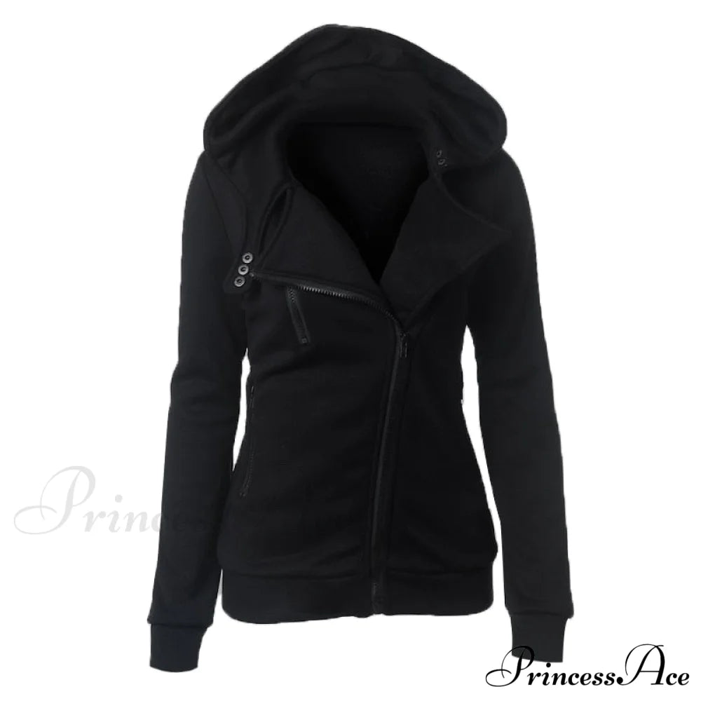 Casual Simple Zipper Basic Jackets