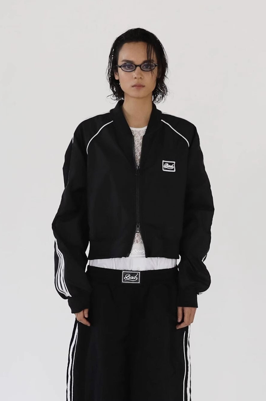 Embroidered Retro Bomber Jacket