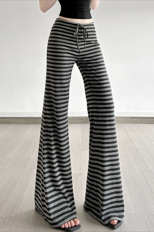 Striped Flare Lounge Pants