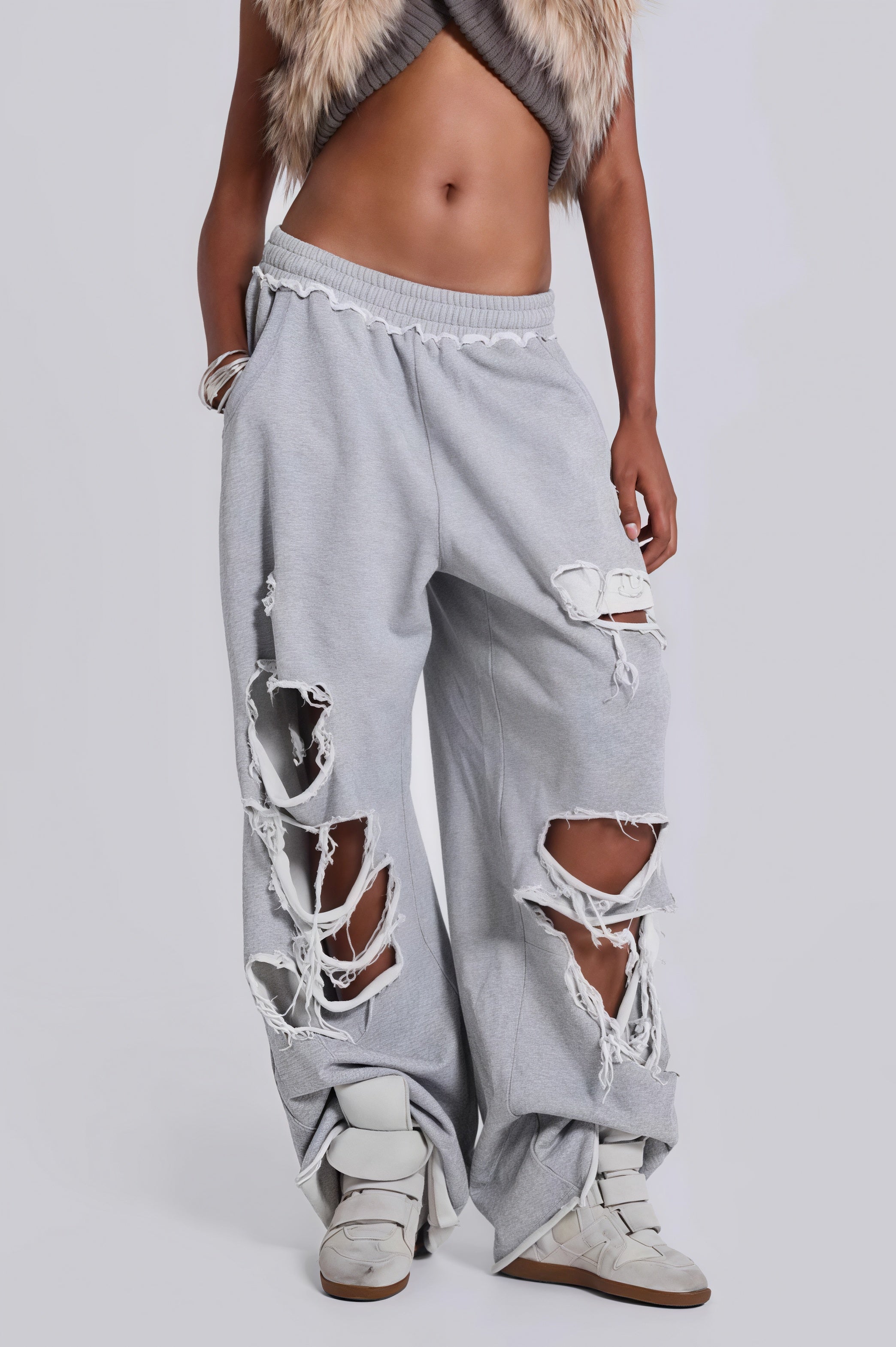 Street Style Loose Ripped Pants – PrincessAce