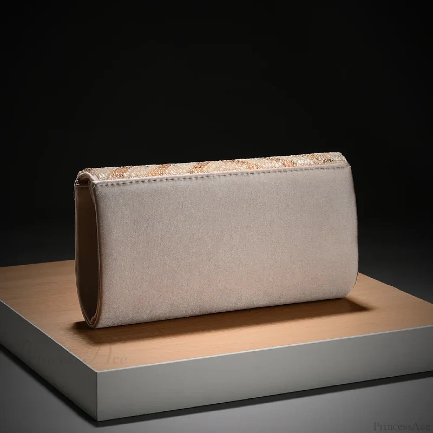 Celebrity Rhinestone Shiny One-Shoulder Clutch Bag 1466beige clutchbag-250126