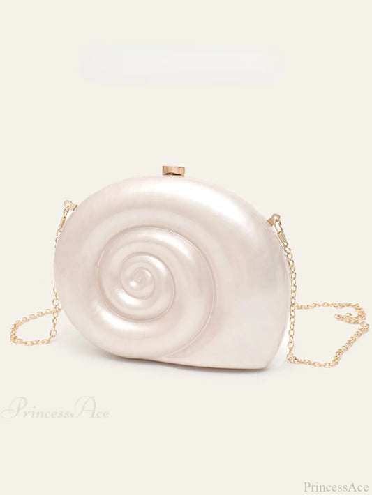 Chic Snail Shaped Acrylic Clutch Bag Evening Party Bag SHELL clutchbag-250126