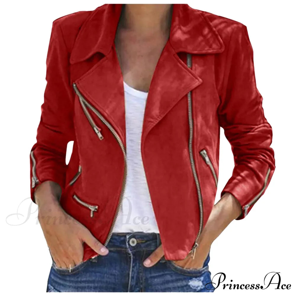 Chic Stylish Elegant Trendy Sophisticated Sleek Motorcycle Long Sleeve Warm Outwear Winter Outer