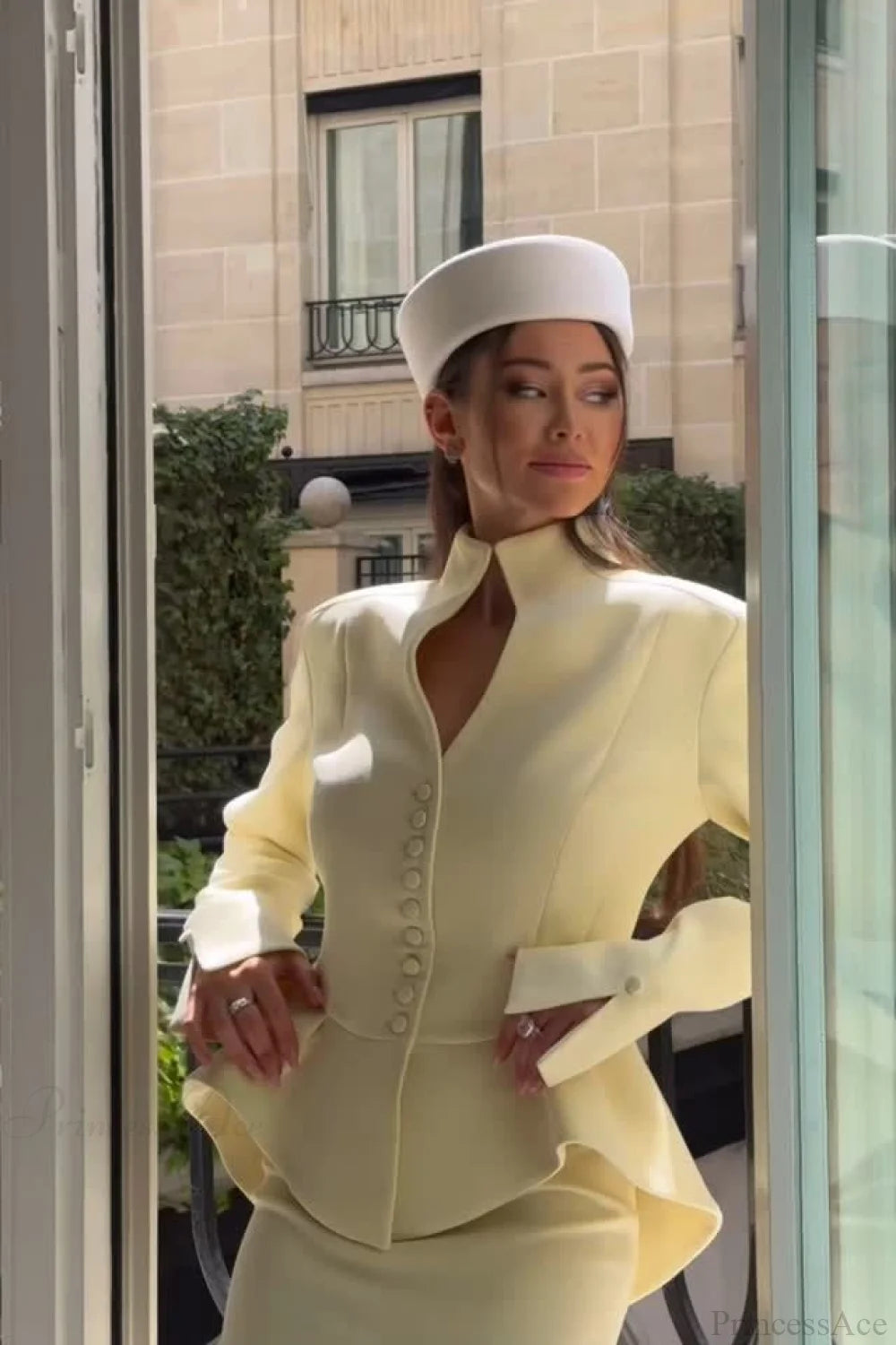 Chic Tweed Sophisticated Professional Two Piece Set