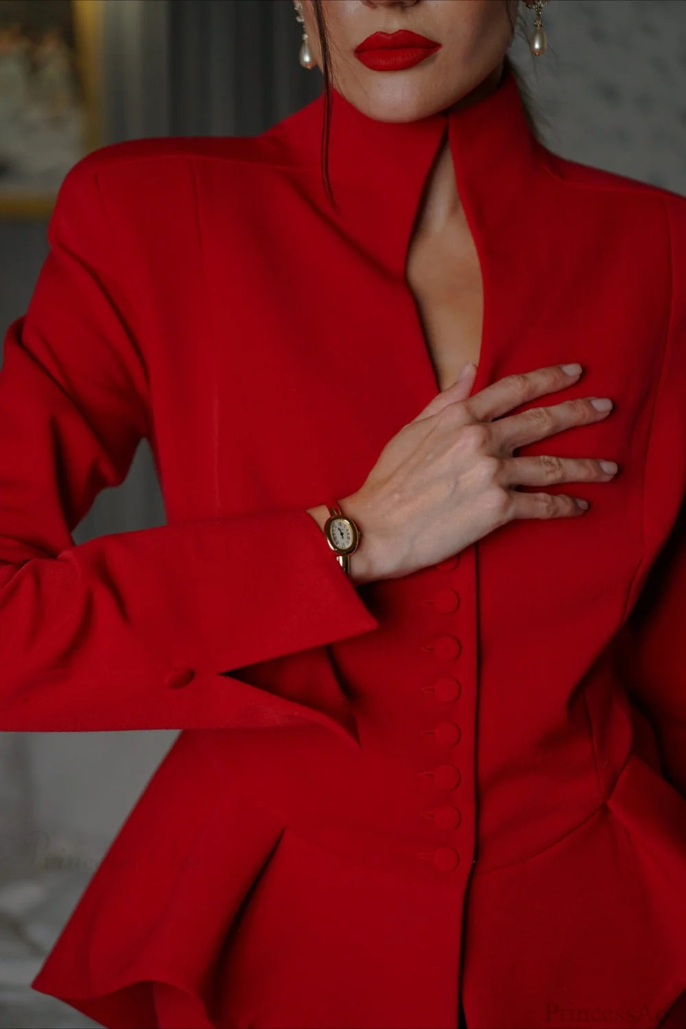 Chic Tweed Sophisticated Professional Two Piece Set