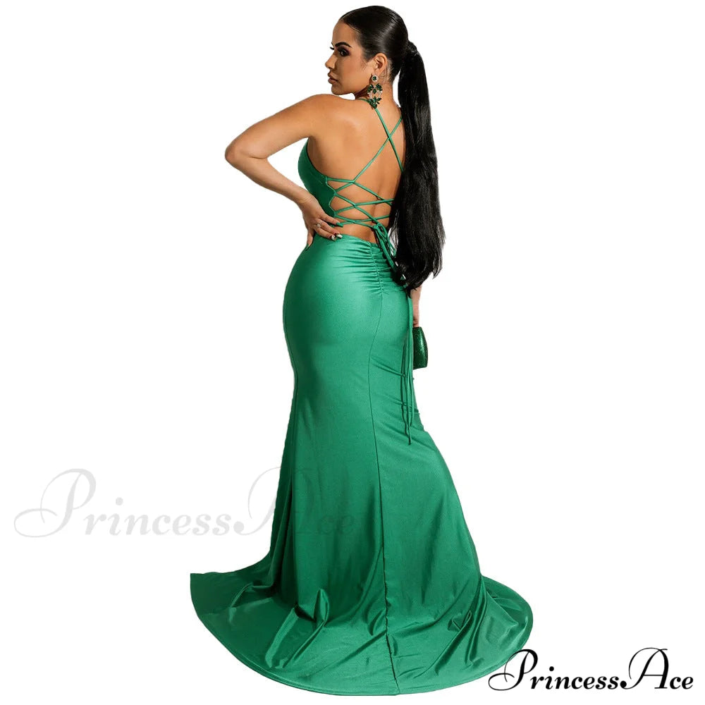 Chloe Lace-Up Stylish Back Formal Dress S.o. Long Dresses