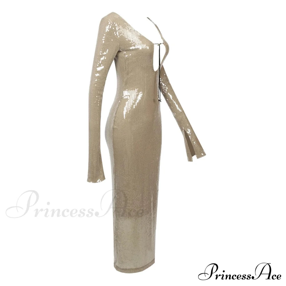 Chloi Lace Stylish Up Sequin Dress