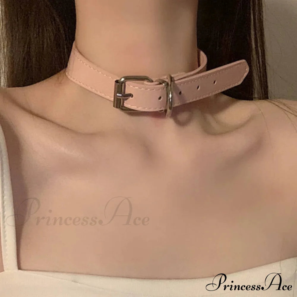 Choker Design Leather Neck Gothic Punk Cool Necklace Halloween