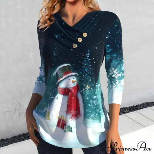 Christmas Blouse Blouses