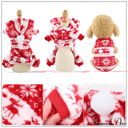 Christmas Dog’s Funny Clothes & Sweater