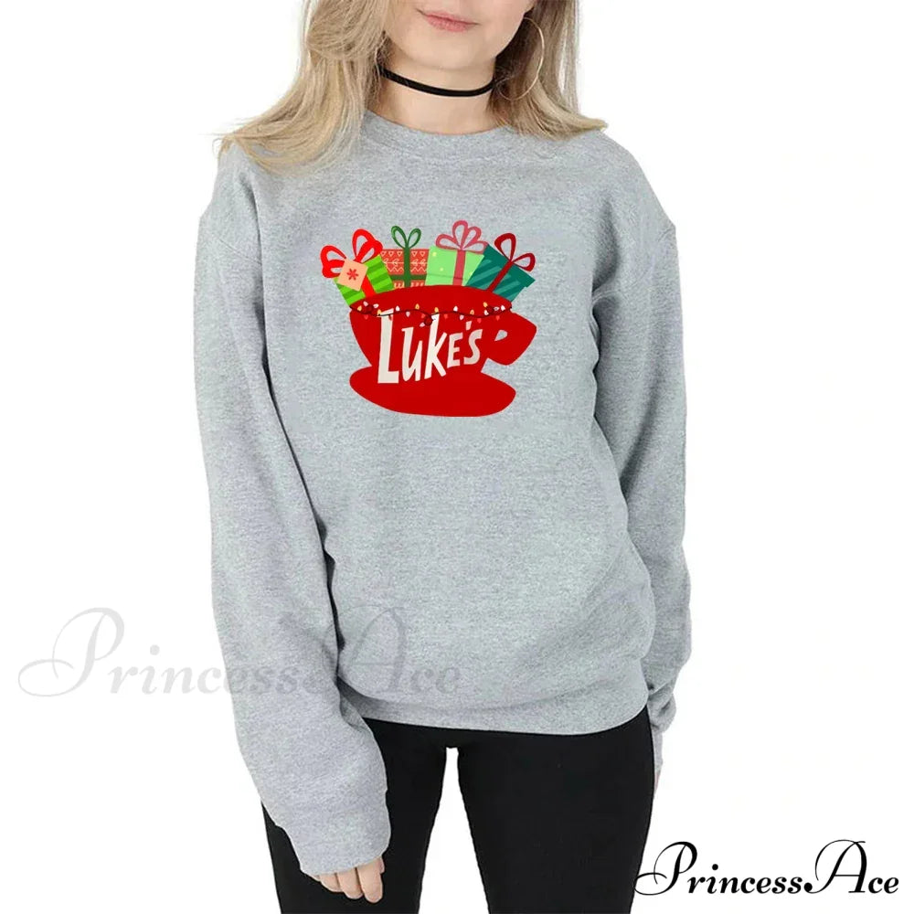 Classic Festive Vintage Show Inspired Cozy Hoodie Sweatshirts & Hoodies-L