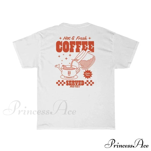 Coffee Lover Shirt Charming Unisex Loose Graphic Tees