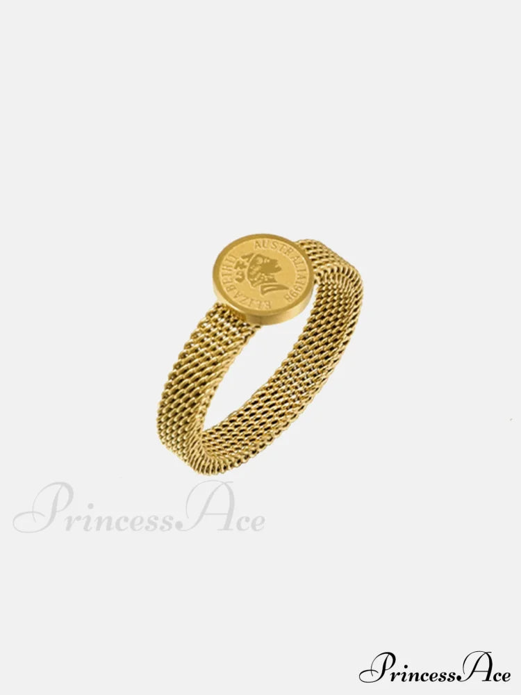 Coin Charming Decor Ring Rings