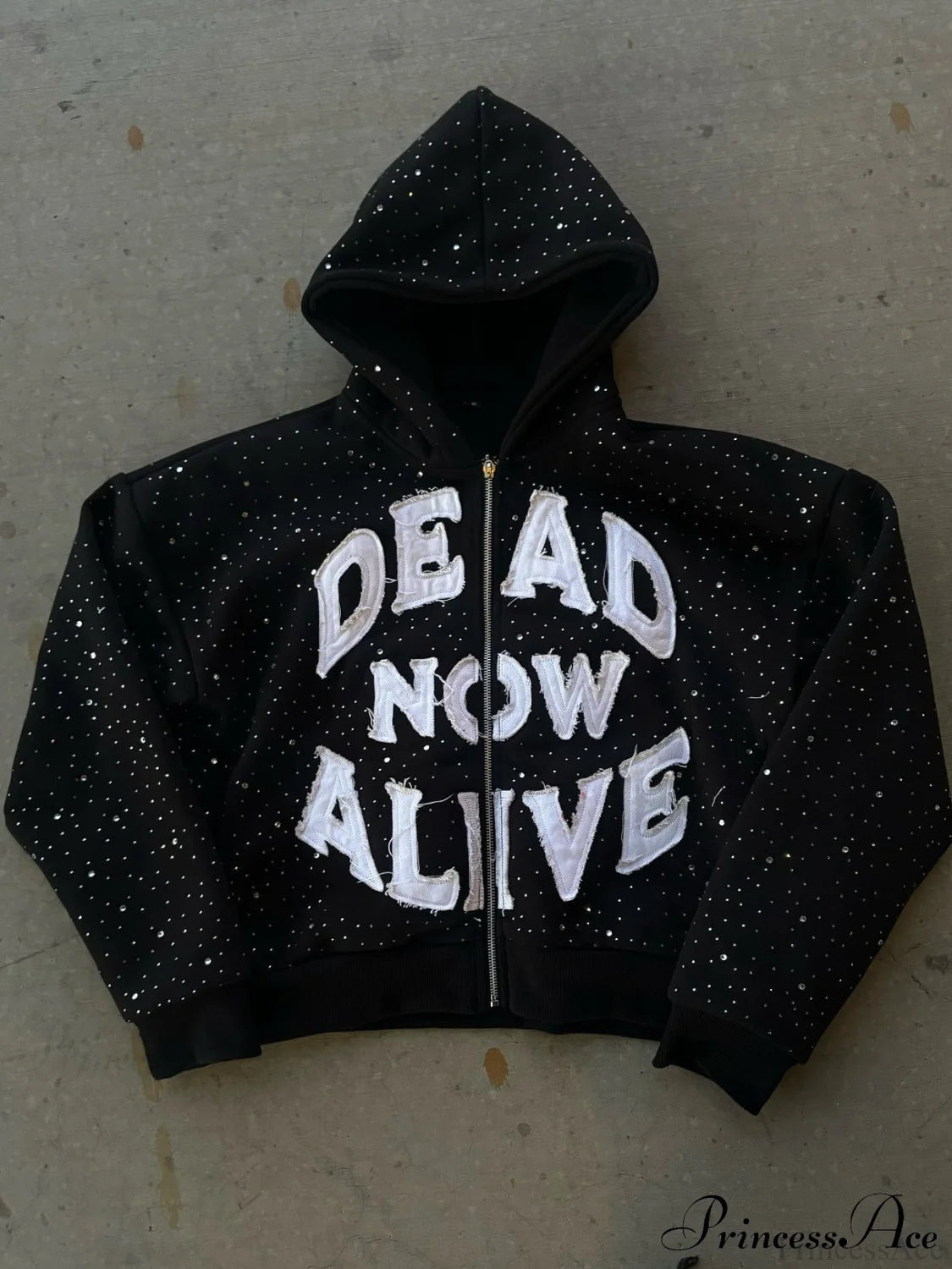 Comfortable Graphic Zip Up Hoodie