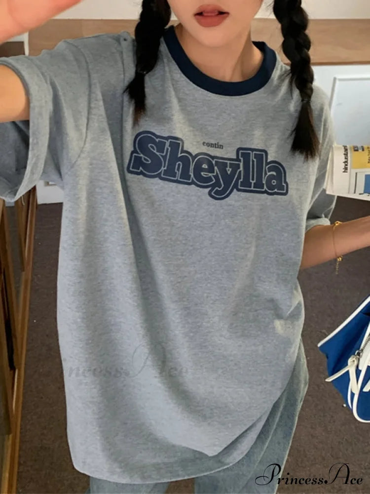 Contrast Pu Graceful Cropped Moto Jacket Gray / One Size Short Sleeves