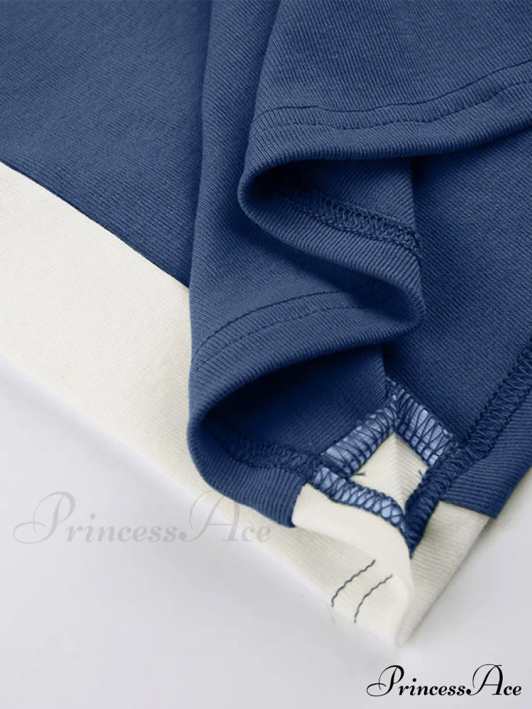 Contrast Trim Rib-Knit Trendy Crop Cami Top Tank Tops&Camis