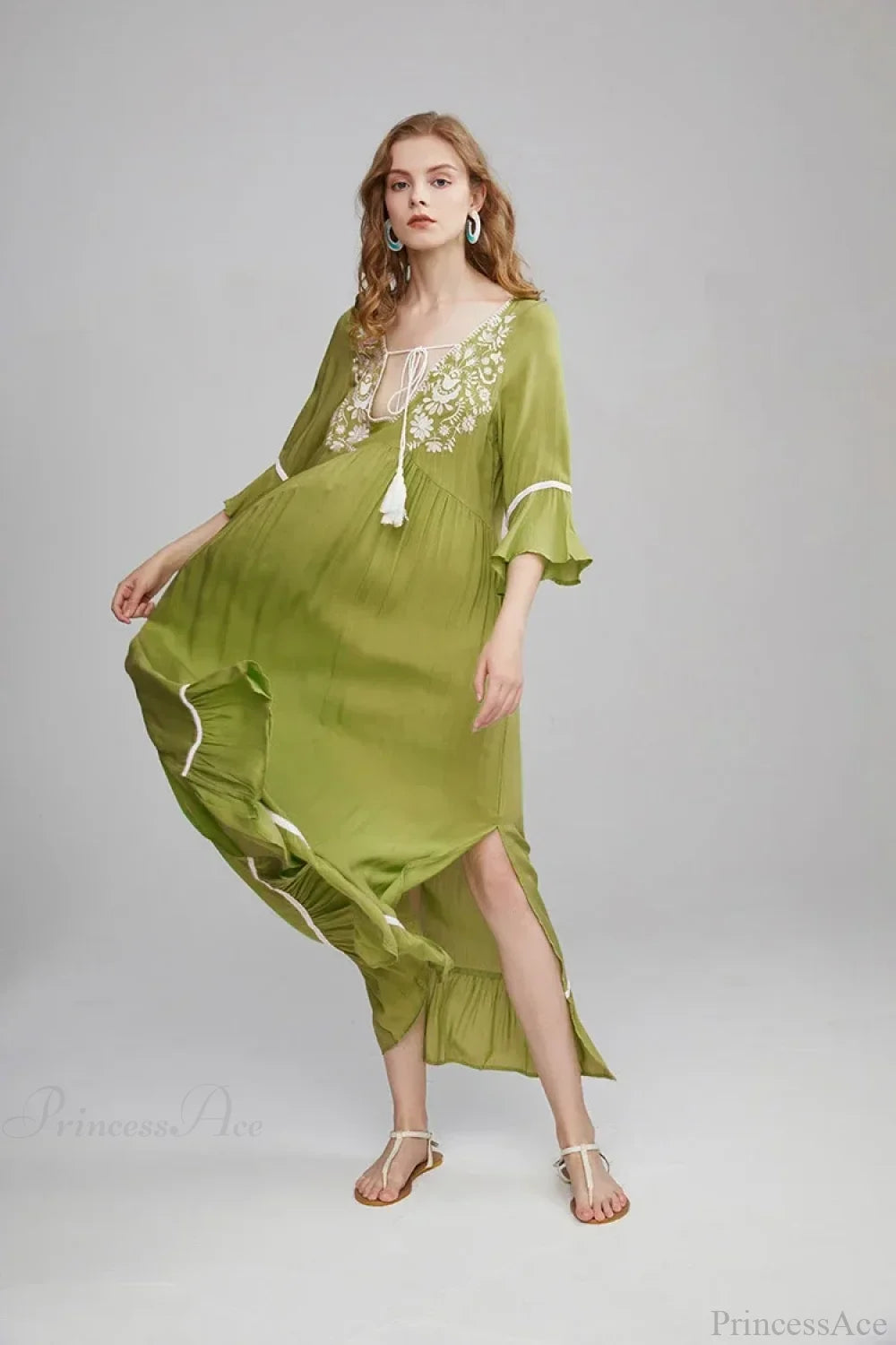 Cotton Rayon Boho Dress bohodress-250126