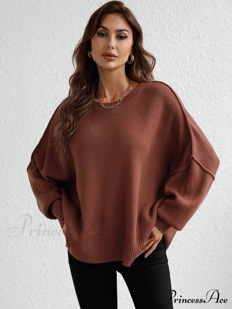 Cozy Stylish Elegant Chic Casual Comfortable Soft Warm Sweater Red / S Sweaters-L