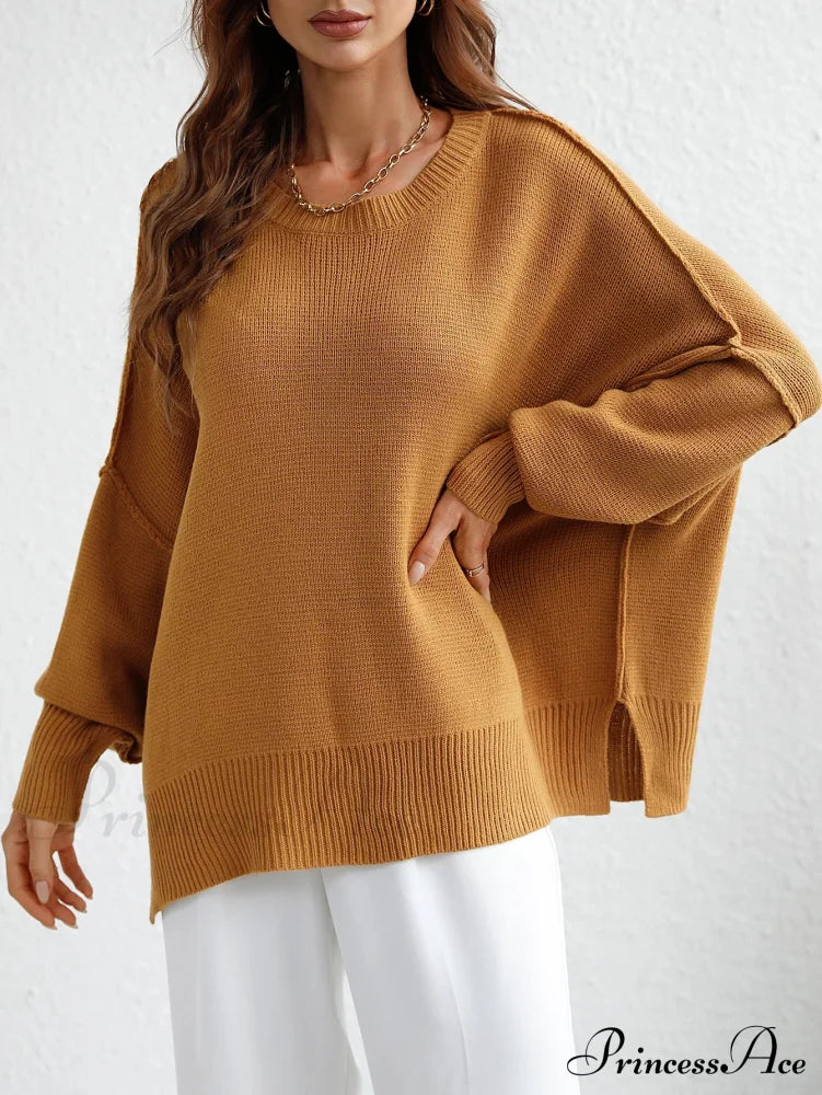 Cozy Stylish Elegant Chic Casual Comfortable Soft Warm Sweater Yellow / S Sweaters-L