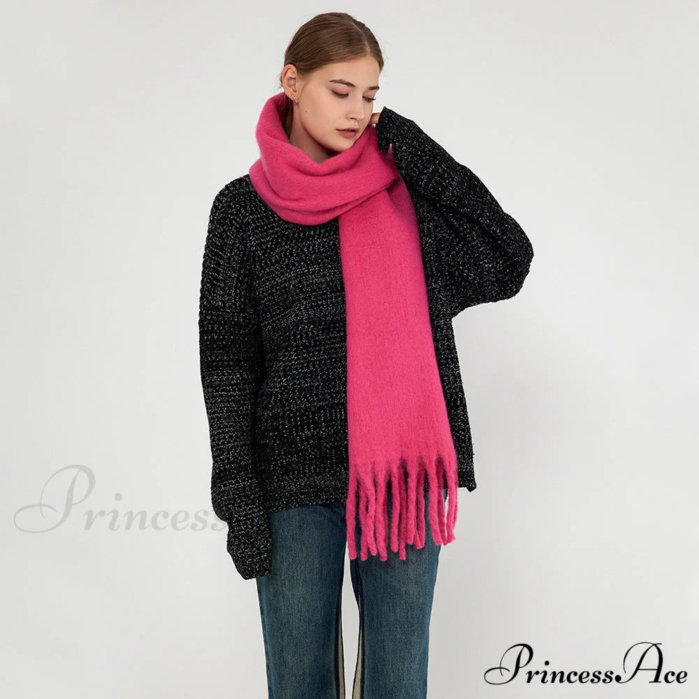 Cozy Warm Soft Thick Elegant Stylish Trendy Modern Scarf