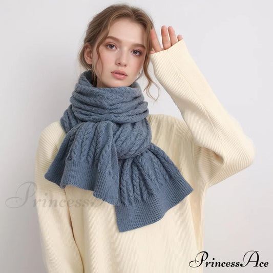 Cozy Warm Stylish Elegant Trendy Modern Soft Comfortable Knitted Scarf