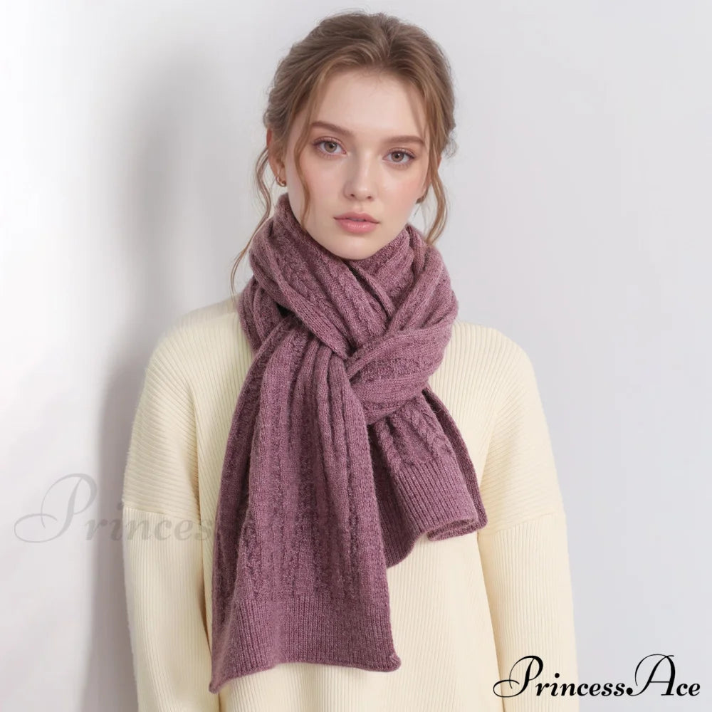 Cozy Warm Stylish Elegant Trendy Modern Soft Comfortable Knitted Scarf