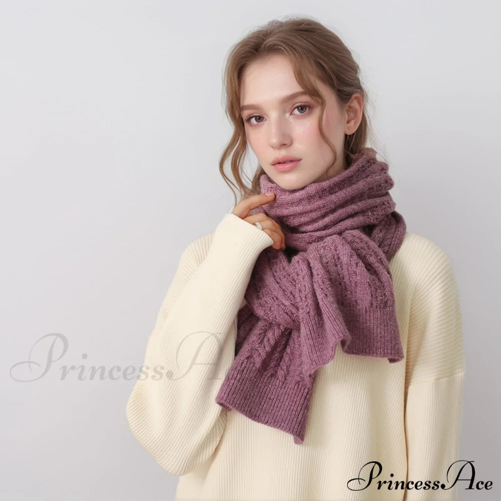 Cozy Warm Stylish Elegant Trendy Modern Soft Comfortable Knitted Scarf