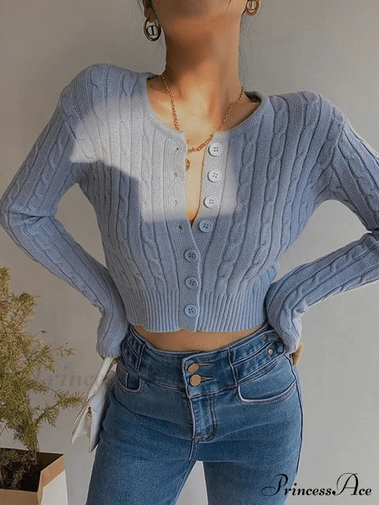 Cropped Black Graceful Biker Jacket Sweaters