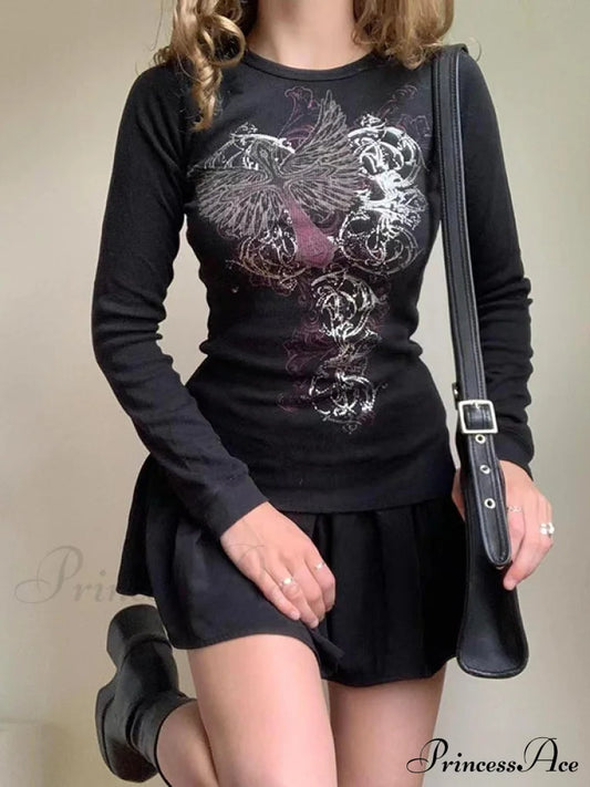 Cross Charming Portrait Necklace Long Sleeves