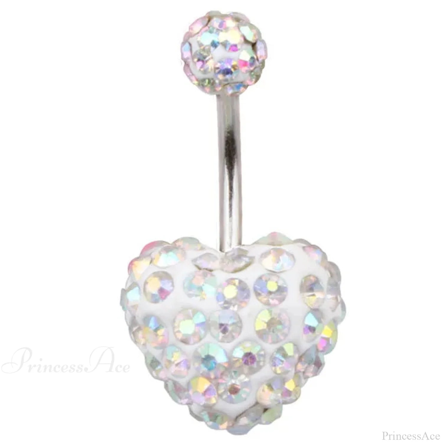 Crystal Dangle Gothic Belly Ring Style5 blue