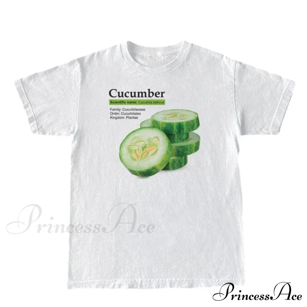 Cucumber Graphic Stylish Oversized T-Shirt
