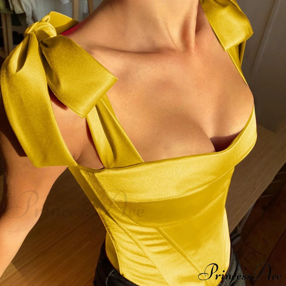 Cute Blouse Yellow / S Tops & Blouses