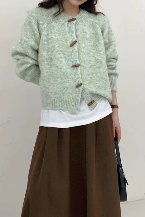 Relaxed Toggle Cardigan