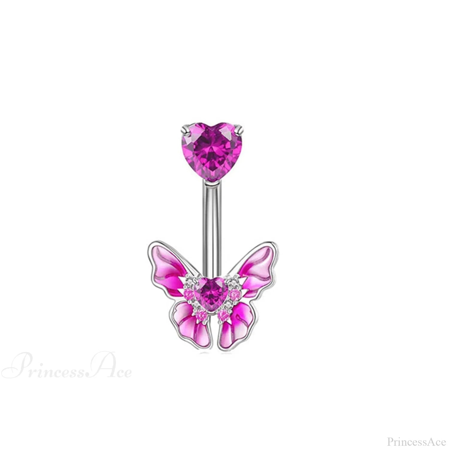 Dark Butterfly Pendant Belly Ring color19