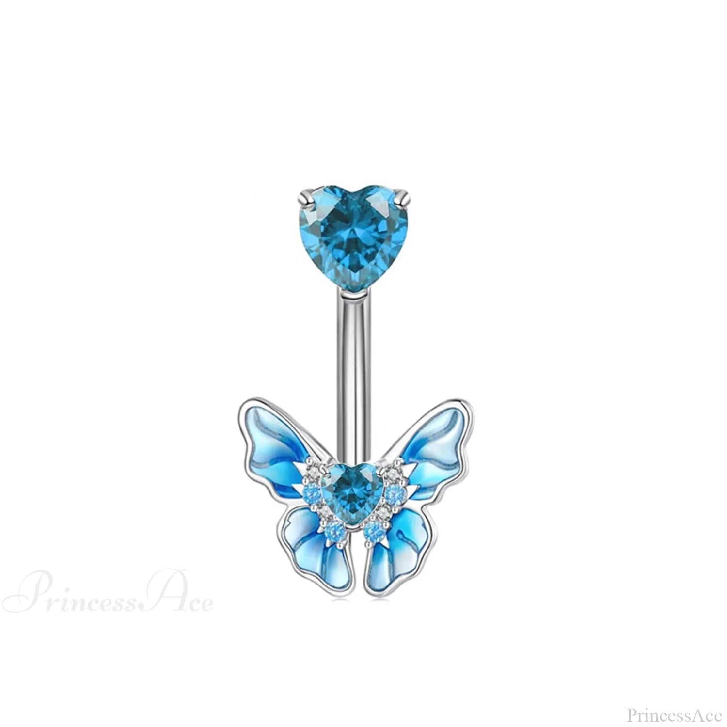 Dark Butterfly Pendant Belly Ring color22