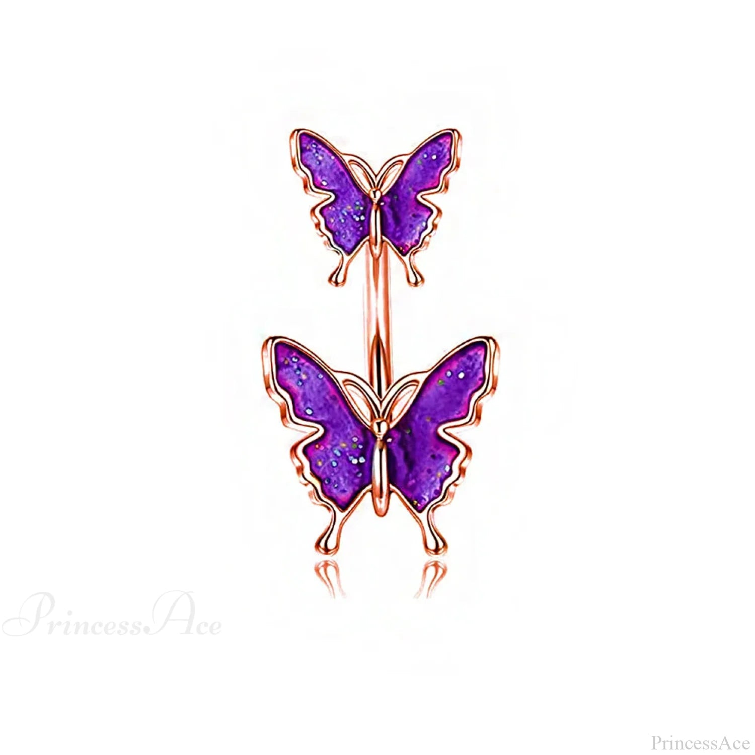 Dark Butterfly Pendant Belly Ring color6