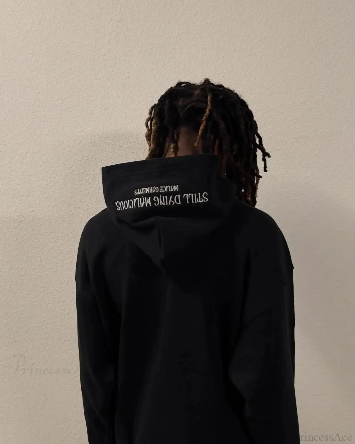 Dark Dirty Pictorial Print Hoodie