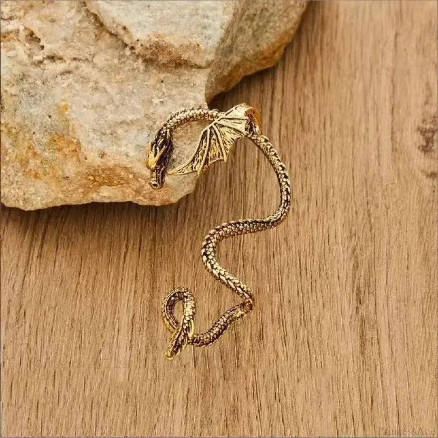 Dark Dragon Envelop Vintage Creature Post Earring color6