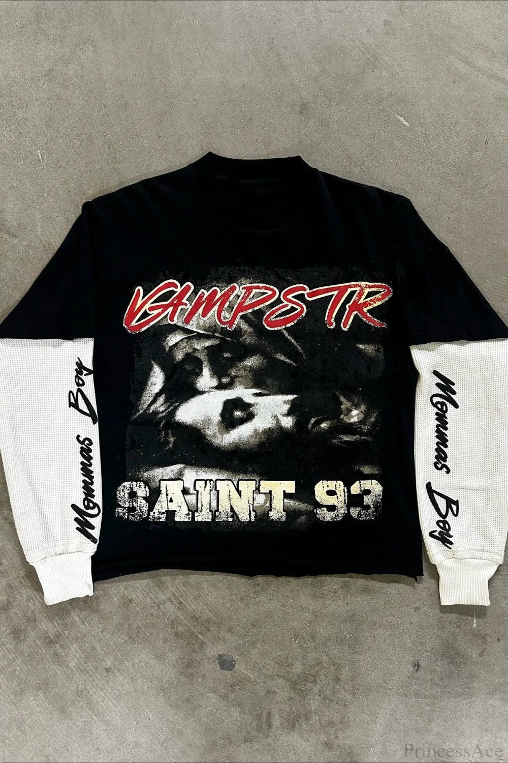 Dark Futuristic Counterfeit 2-Part Hoodie Black / S