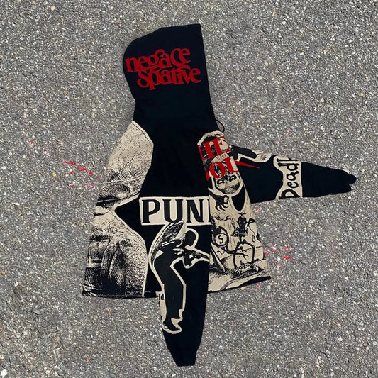 Dark Mummy Visual Pullover Hoodie