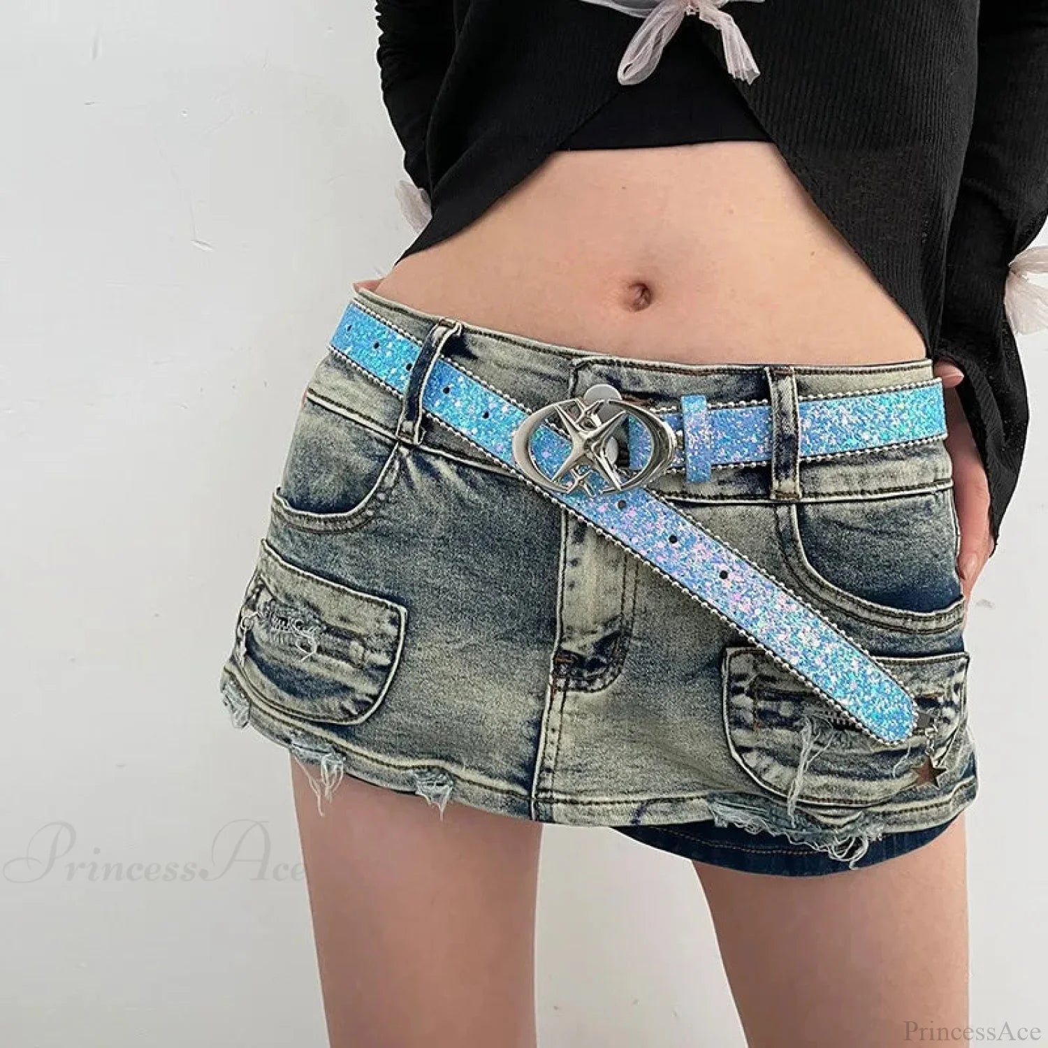 Dark Ornamental Strap Blue