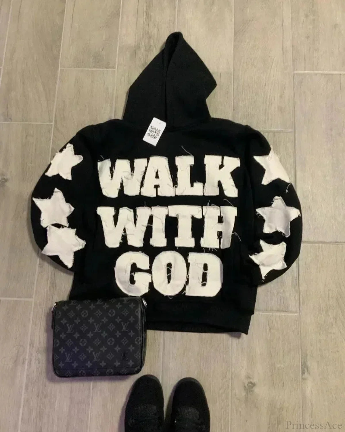Dark Star Patch Huge Hoodie