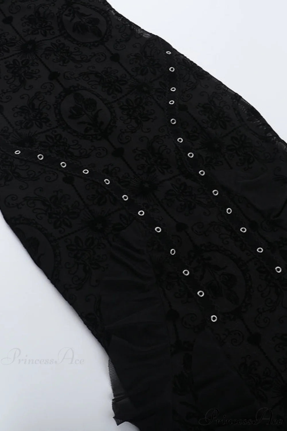 Dark Velvet Drape Gothic Dress