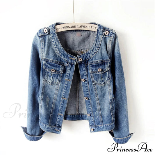 Denimlong Sleeve Casual Jacket