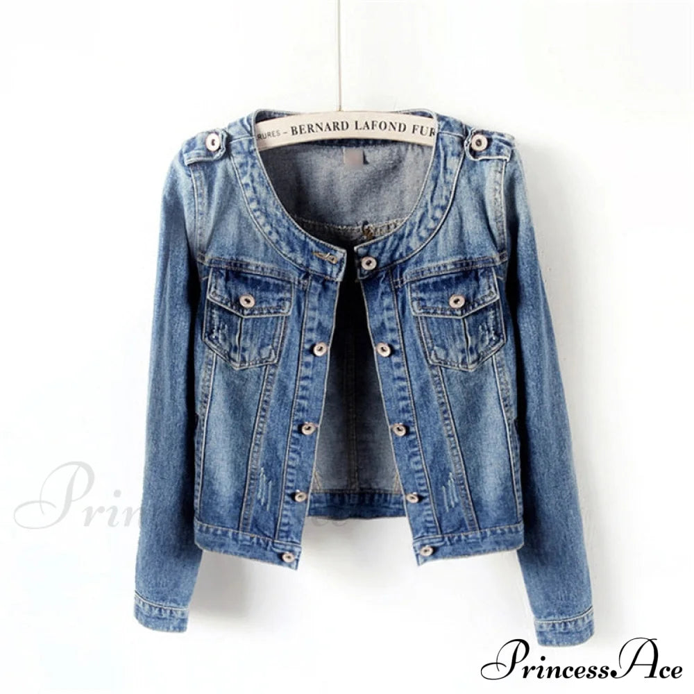 Denimlong Sleeve Casual Jacket