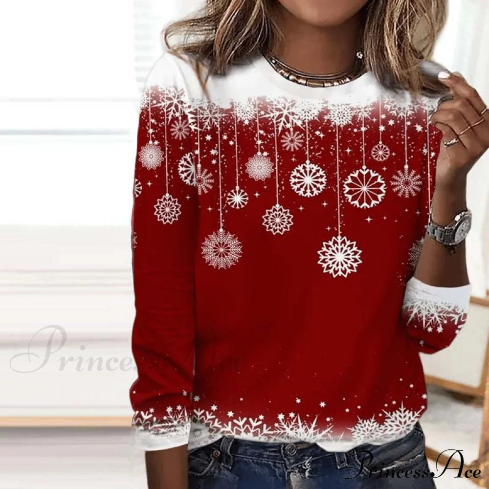 Design Christmas T-Shirt Blouses