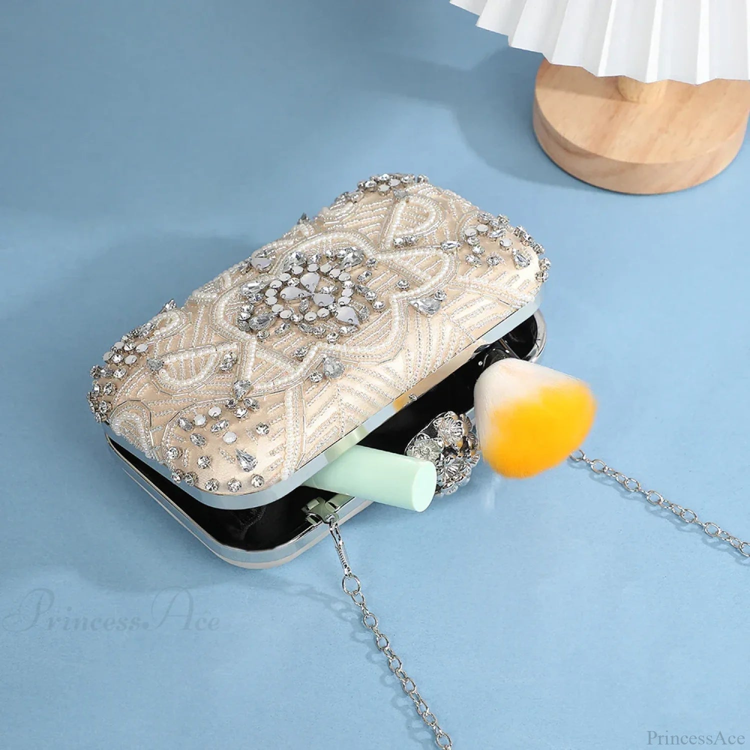 Designer Diamond Evening Crystal Clutch Rhinestone Wedding Party Bag clutchbag-250126