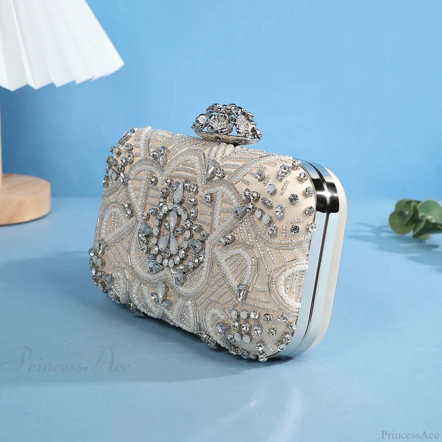 Designer Diamond Evening Crystal Clutch Rhinestone Wedding Party Bag clutchbag-250126