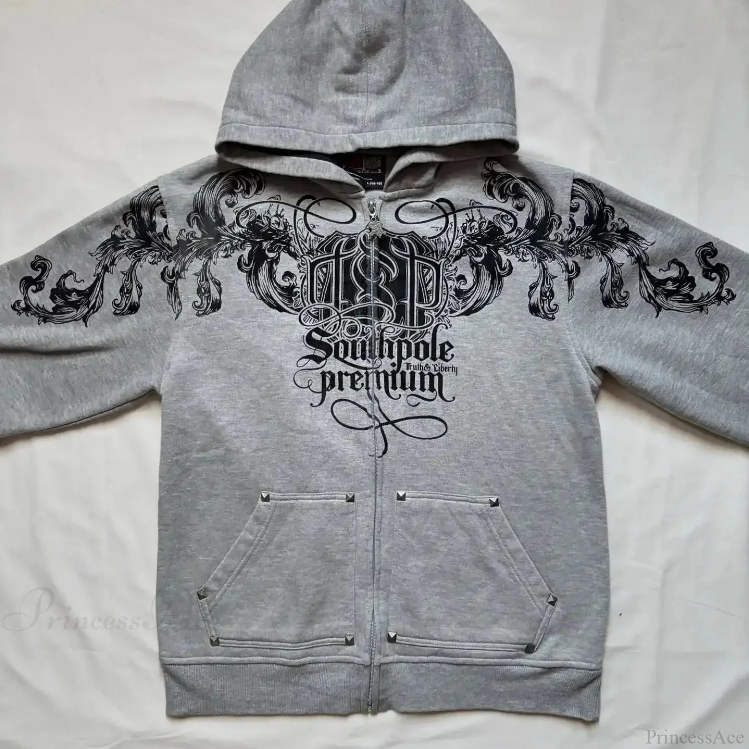 Distress Road Medieval Zip Hoodie